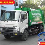 Xe cuốn ép chở rác 6 khối HINO WU342L (6m3)